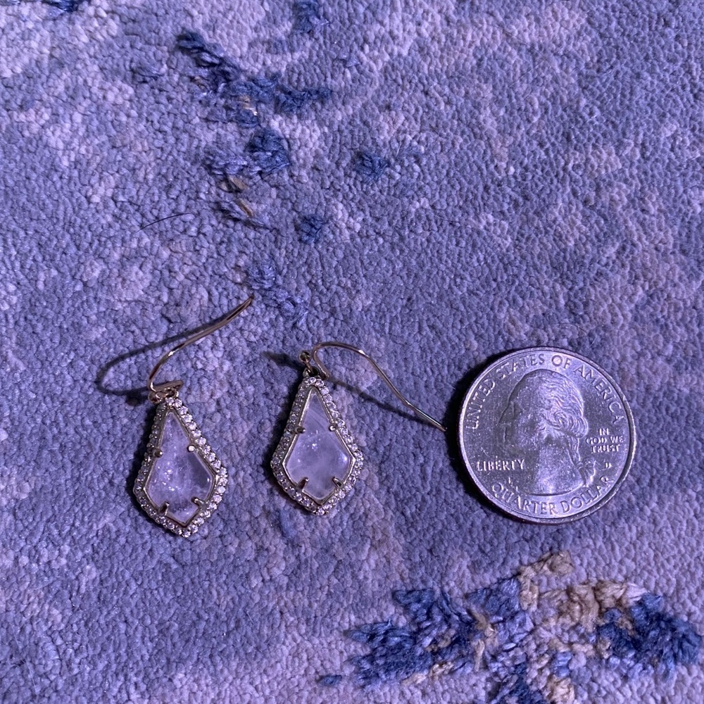 Kendra Scott Custom Rose Quartz Earrings